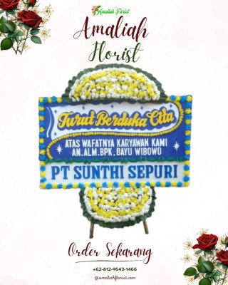 Papan Bunga Duka di Delang
